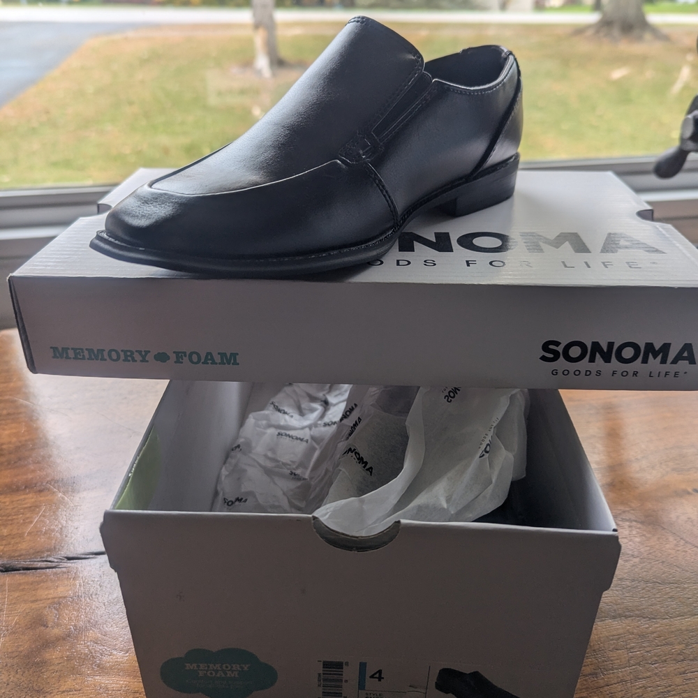 Sonoma Black Kids Dress Shoes